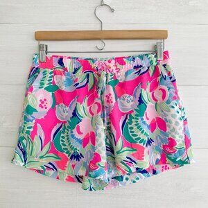 Lilly Pulitzer - Katia Raise the Bar Bright tropical pull on shorts, S